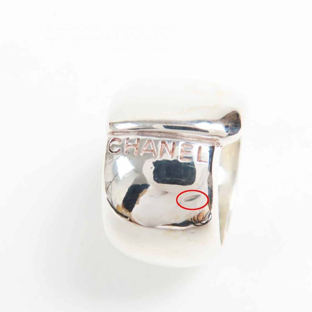 CHANEL Authentic Vintage Silver Ring - Picture 8 of 8